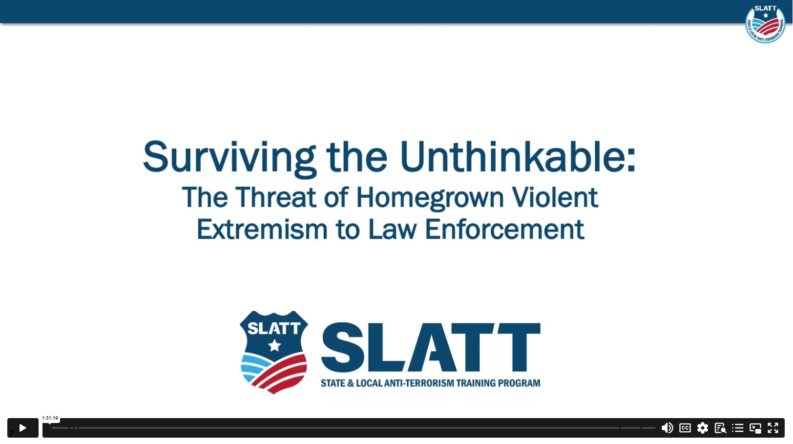 Screenshot of the first slide of the presentation.